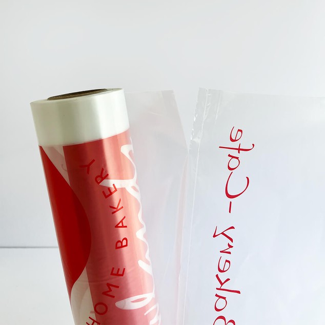 Dot break lines in plastic packaging bags Dot break lines in plastic packaging bags