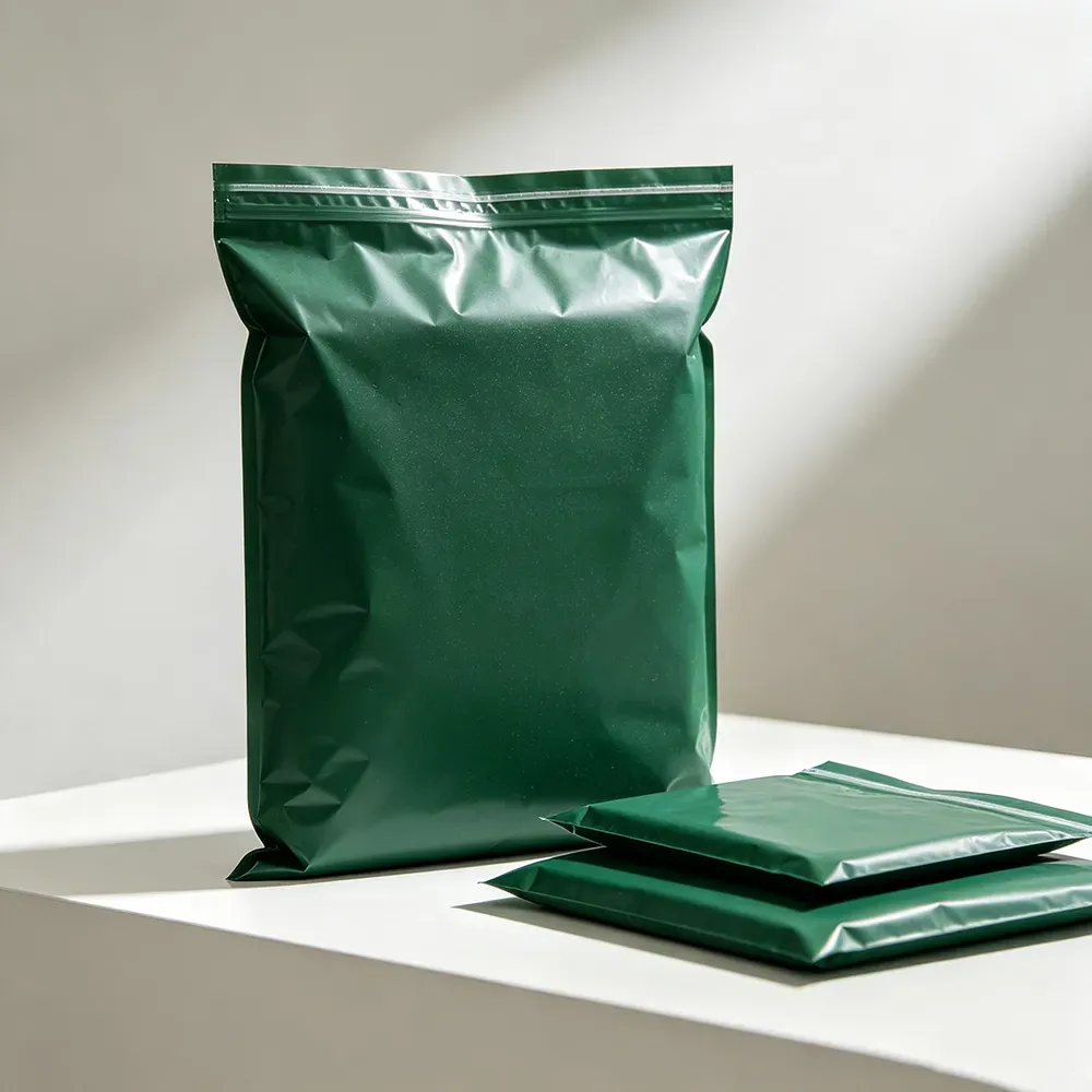 Green Poly levelezők: felhasználások, előnyök, anyagok és egyéni lehetőségek