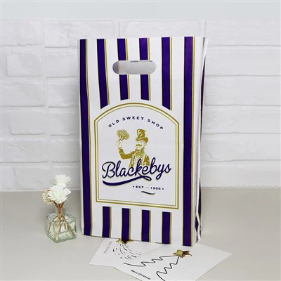 Rögzített, álló műanyag kézi bevásárlótáska