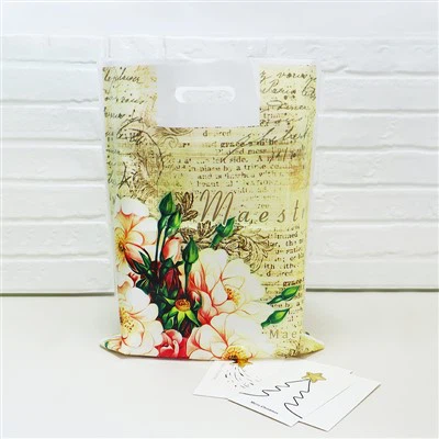 Vágott műanyag bevásárlócsomagolás hordtáska