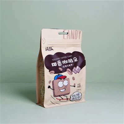 Önhordó cipzáras kávécsomagoló zacskó