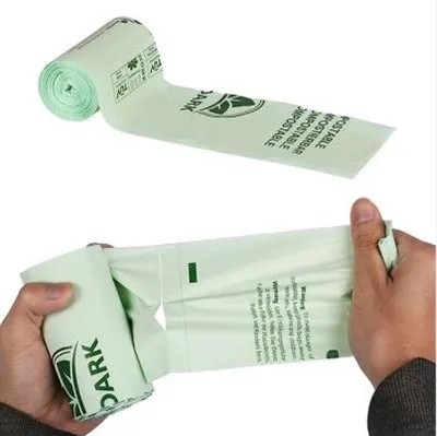 Környezetbarát biológiailag lebomló szemeteszsákok