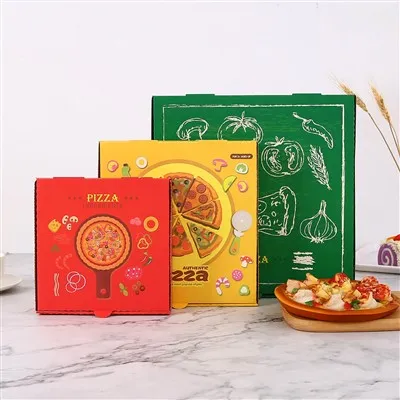 Elvihető papír pizza csomagoló doboz