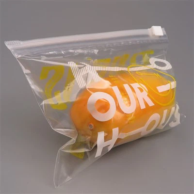 Műanyag zacskók cipzárral